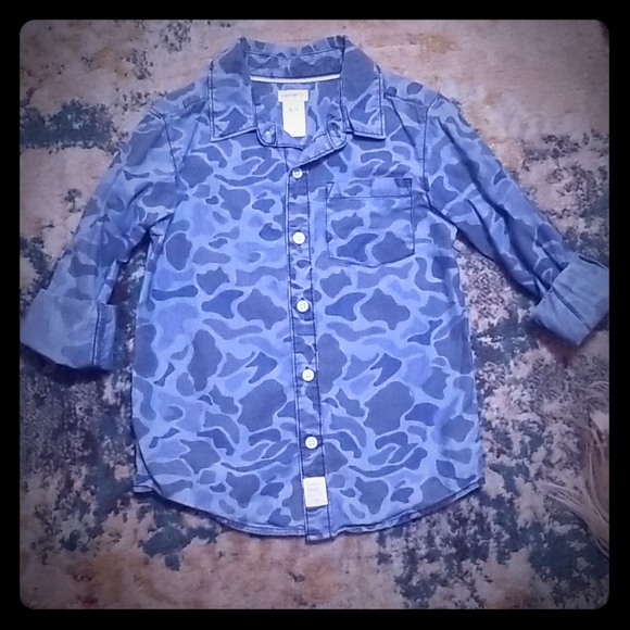 Carter's Other - Carter's button up camo shirt